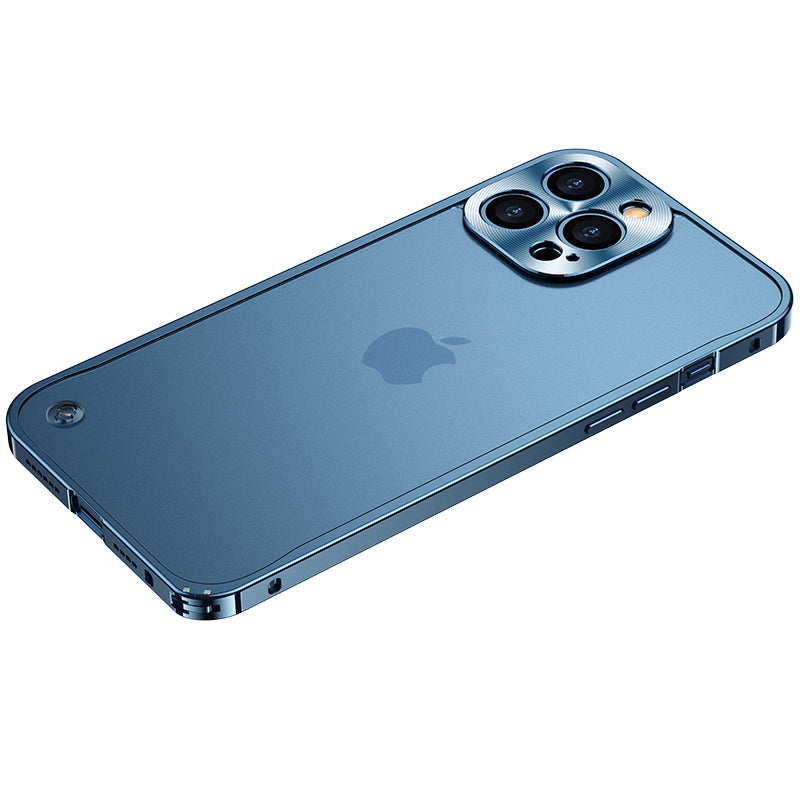 Premium iPhone Case MagSafe Compatible Magnetic Protective Cover Aluminum Metal Frame Shockproof Full Protection Camera Lens Guard Slim Design