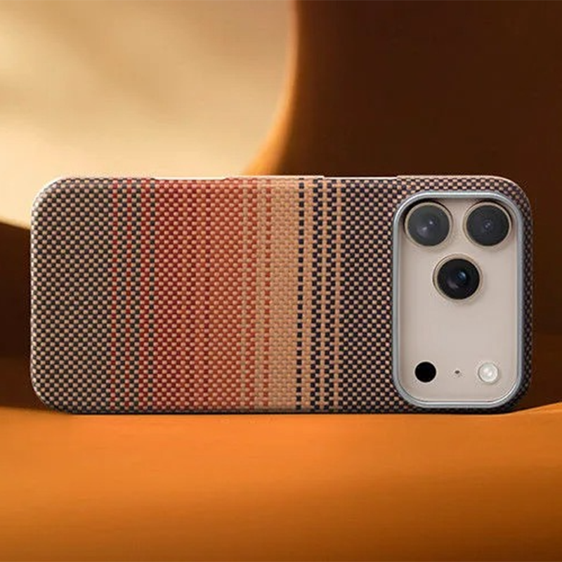 Premium iPhone Case MagSafe Compatible Magnetic Protective Cover Aramid Carbon Fiber Ultra Thin Lightweight Shockproof Design