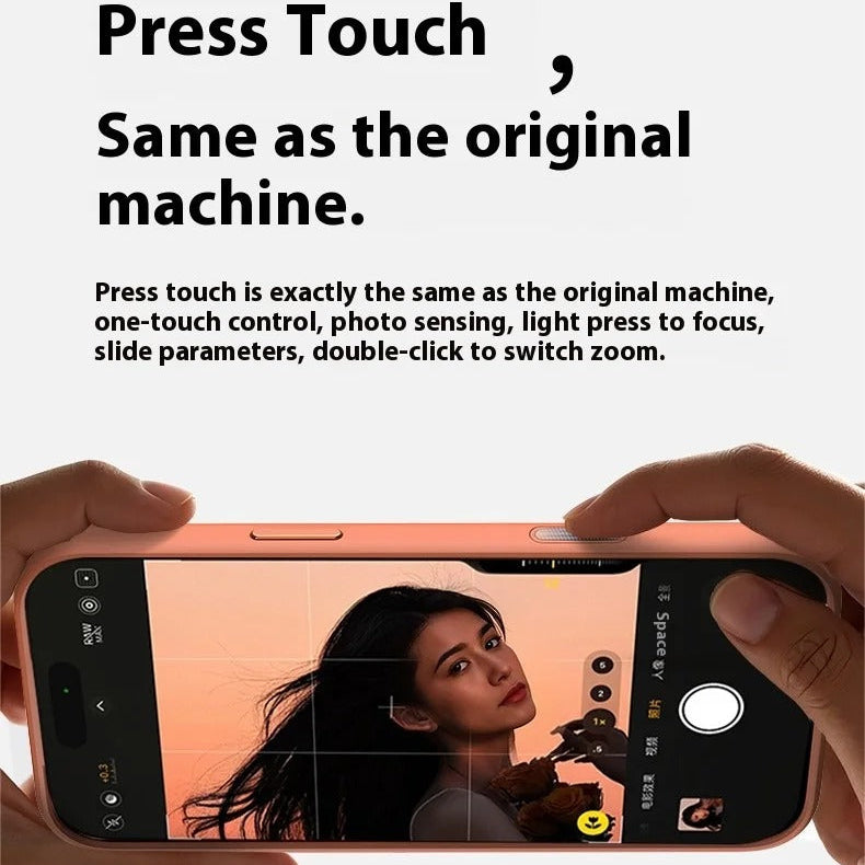 Premium iPhone Case MagSafe Compatible Magnetic Protective Cover Clear Transparent Back Shockproof Armor Camera Control Button Anti Scratch Slim Design