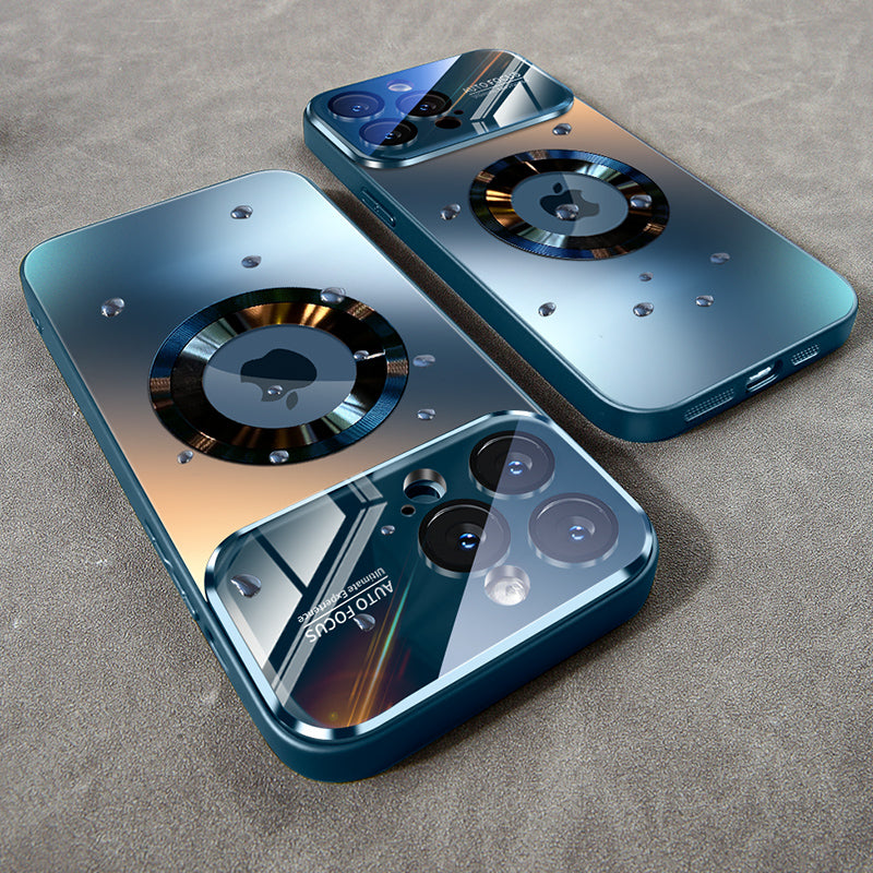 Premium iPhone Case MagSafe Compatible Magnetic Protective Cover Matte Finish Shockproof PC TPU Back Camera Lens Protection Slim Full Protection