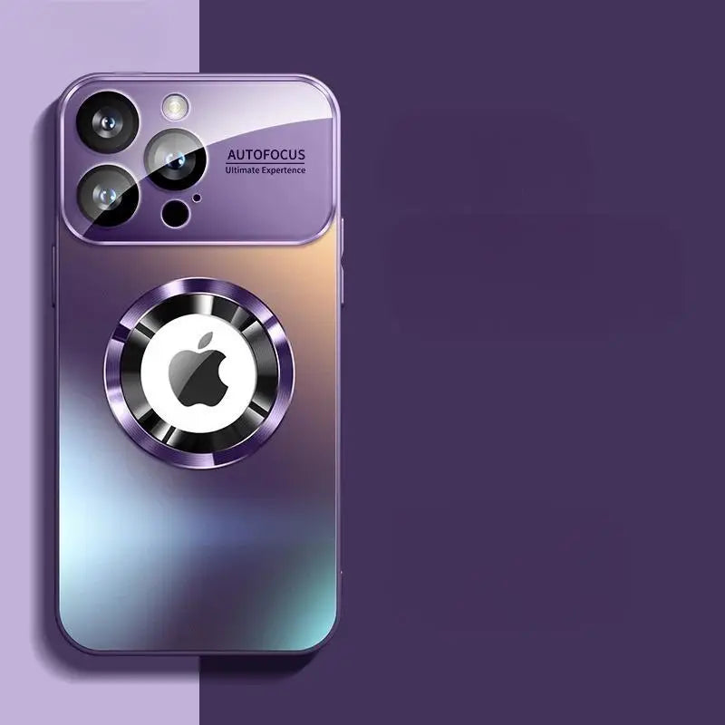 Premium iPhone Case MagSafe Compatible Magnetic Protective Cover Metallic Matte PC TPU Back Shockproof Camera Lens Protection Ultra Thin Full Protection