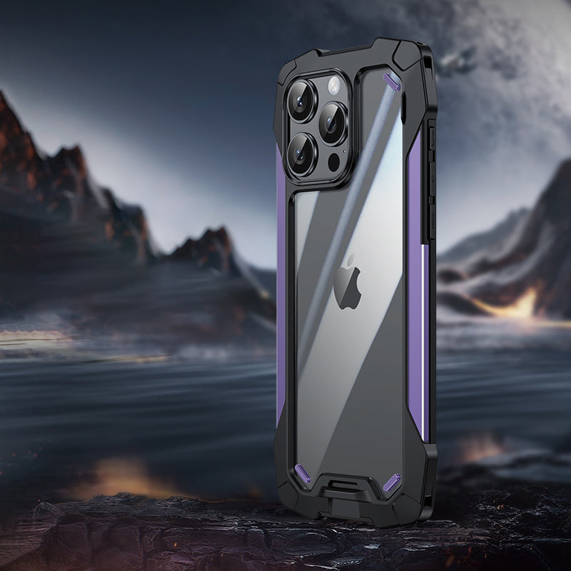 Premium iPhone Case MagSafe Compatible Magnetic Protective Cover Military Armor Metal Frame Dual Layer Shockproof 360° Full Protection Tempered Glass Front Back Rugged Design