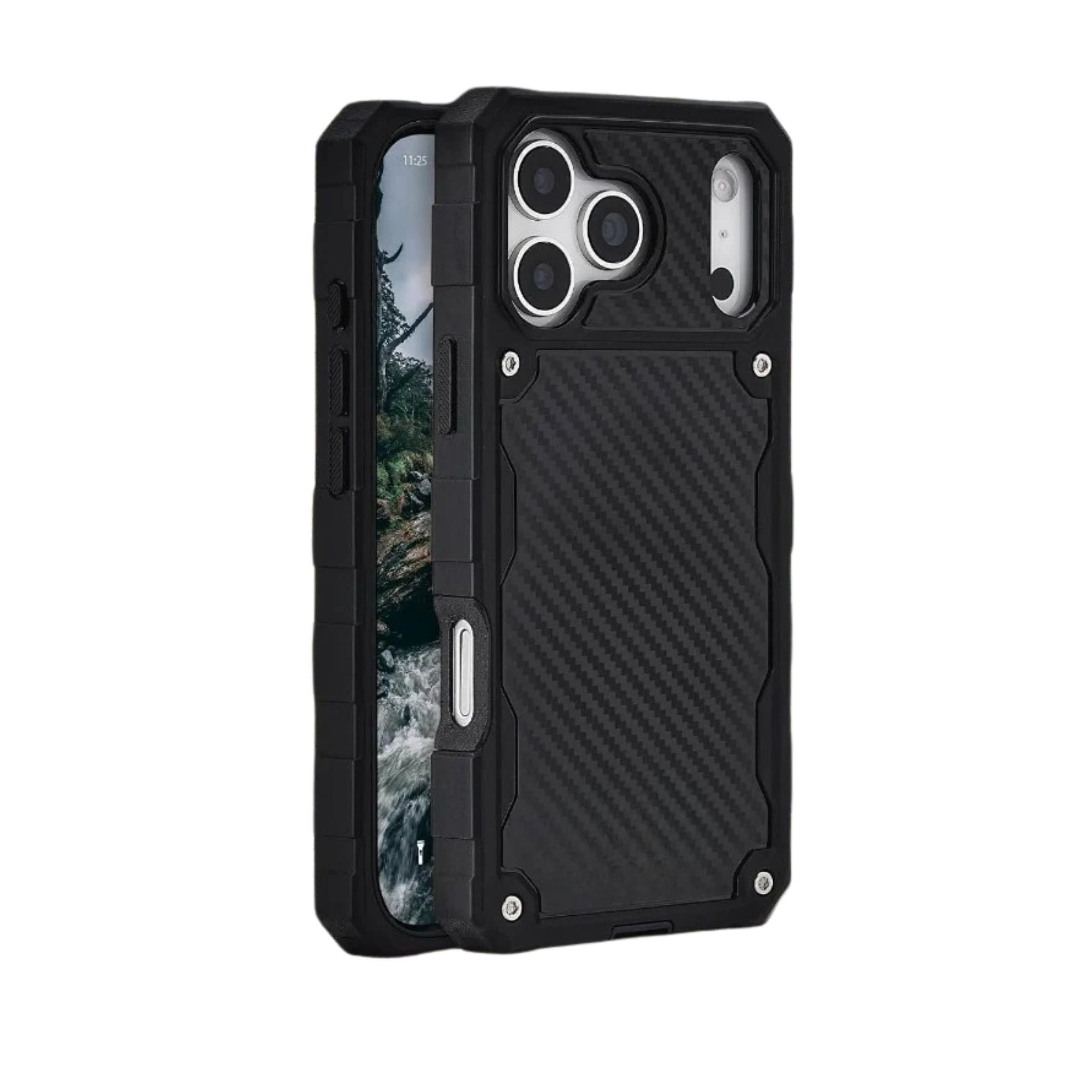 Premium iPhone Case MagSafe Compatible Magnetic Protective Cover Rugged Heavy Duty Shockproof Anti Slip Grip Military Grade Drop Protection Slim Durable Design