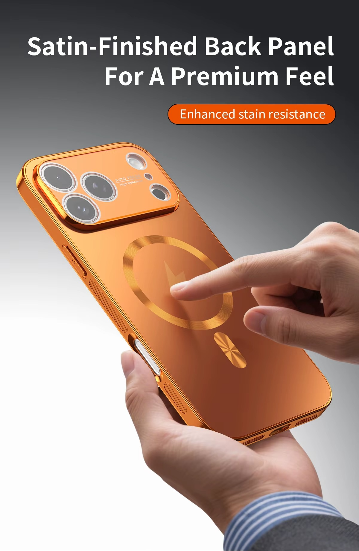 Premium iPhone Case MagSafe Compatible Magnetic Protective Cover Shockproof Aluminum Frame Electroplated Finish Matte Back Raised Camera Lens Protection