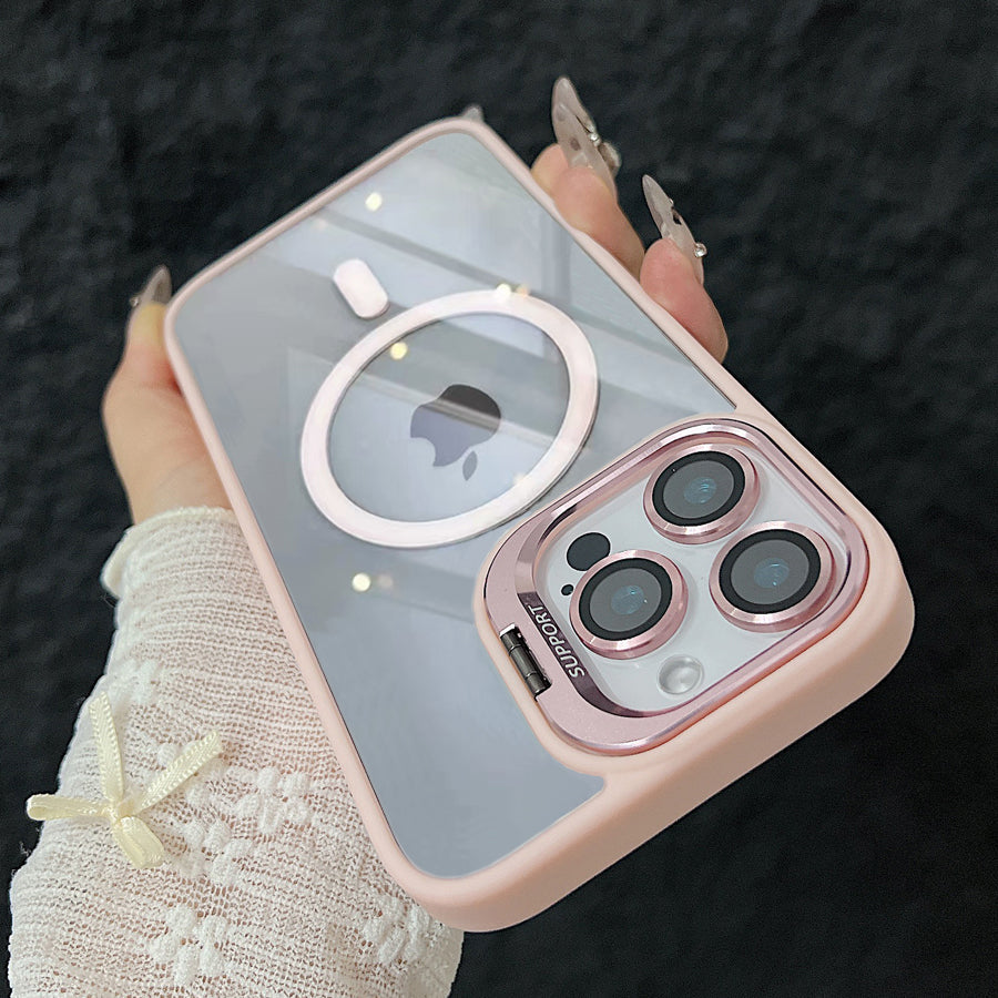 Premium iPhone Case MagSafe Compatible Magnetic Protective Cover Shockproof Bumper Full Body Protection Camera Lens Guard Slim Durable Design