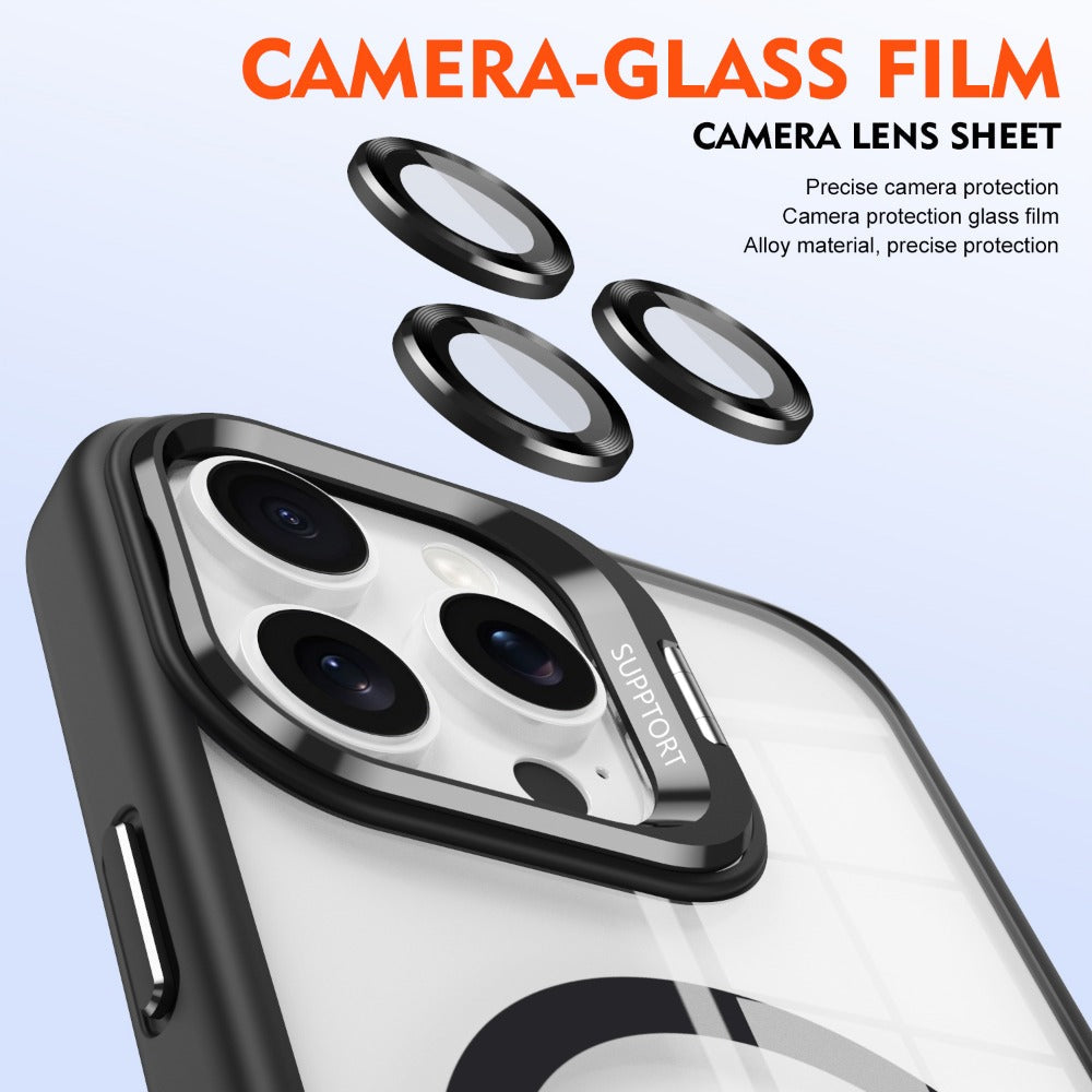 Premium iPhone Case MagSafe Compatible Magnetic Protective Cover Shockproof Bumper Full Body Protection Camera Lens Guard Slim Durable Design