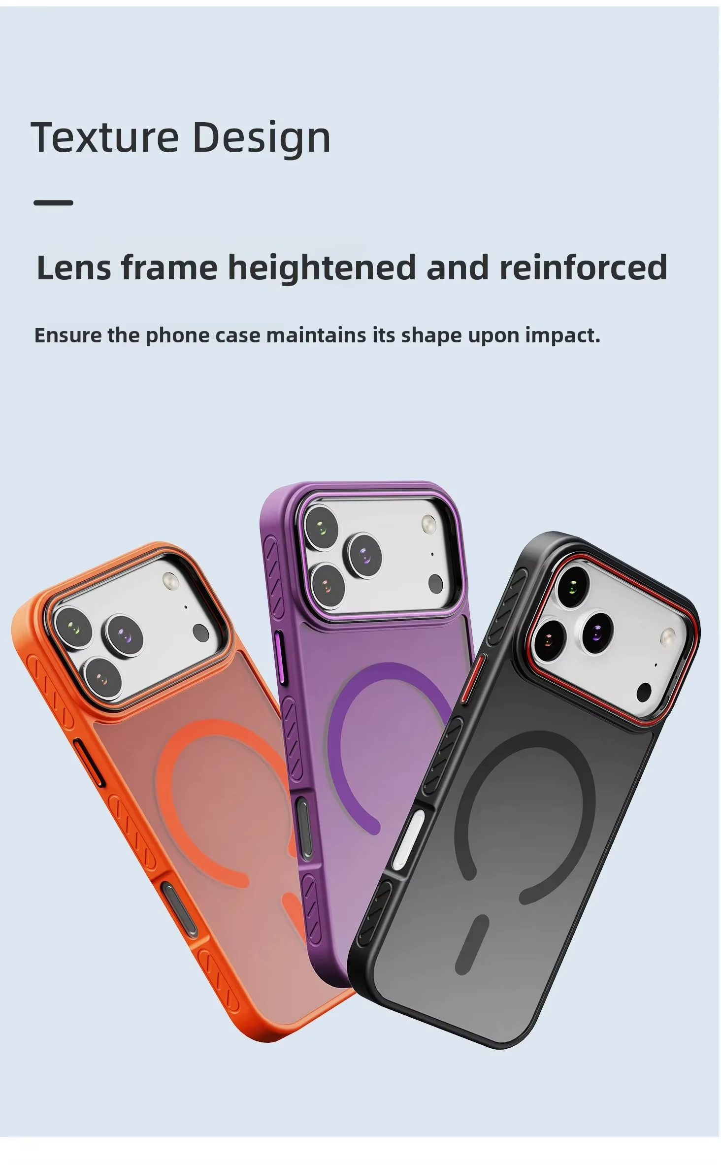 Premium iPhone Case MagSafe Compatible Magnetic Protective Cover Transparent Matte Back Shockproof Frame Raised Camera Lens Protection Slim Design