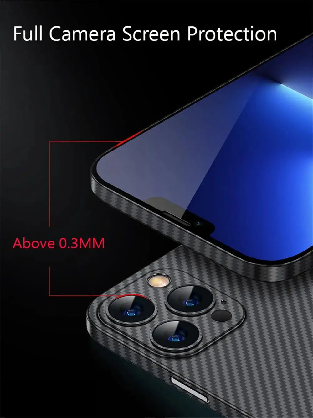 Premium iPhone Case MagSafe Compatible Magnetic Protective Cover Ultra Thin 0.2mm Carbon Fiber Matte PP Back Lightweight Scratch Resistant Slim Design