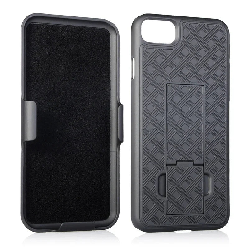 Premium iPhone Case MagSafe Compatible Rugged Armor Belt Clip Holster Kickstand Shockproof Protective Cover Camera Lens Protection Heavy Duty Design