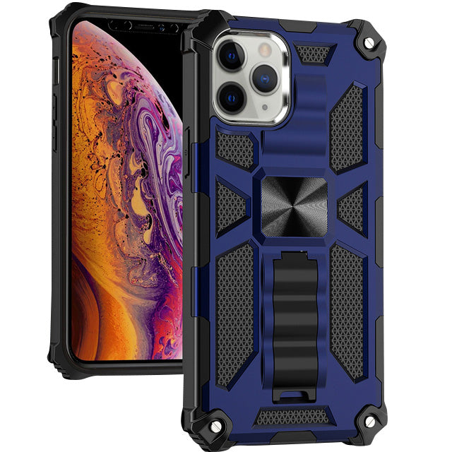 Premium iPhone Case MagSafe Compatible Rugged Armor Camouflage Kickstand Shockproof Protective Cover Camera Lens Protection Heavy Duty Design