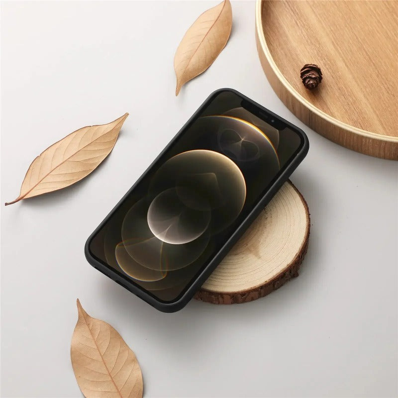 Premium iPhone Case MagSafe Compatible Solid Bamboo Wood Shockproof Protective Cover Hard Back Camera Lens Protection Slim Natural Design