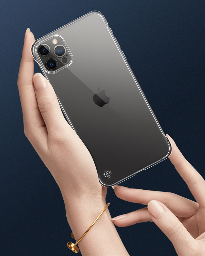 Premium iPhone Case MagSafe Compatible Transparent Ultra Thin Shockproof Protective Cover Frameless Clear Design Camera Lens Protection Slim Profile