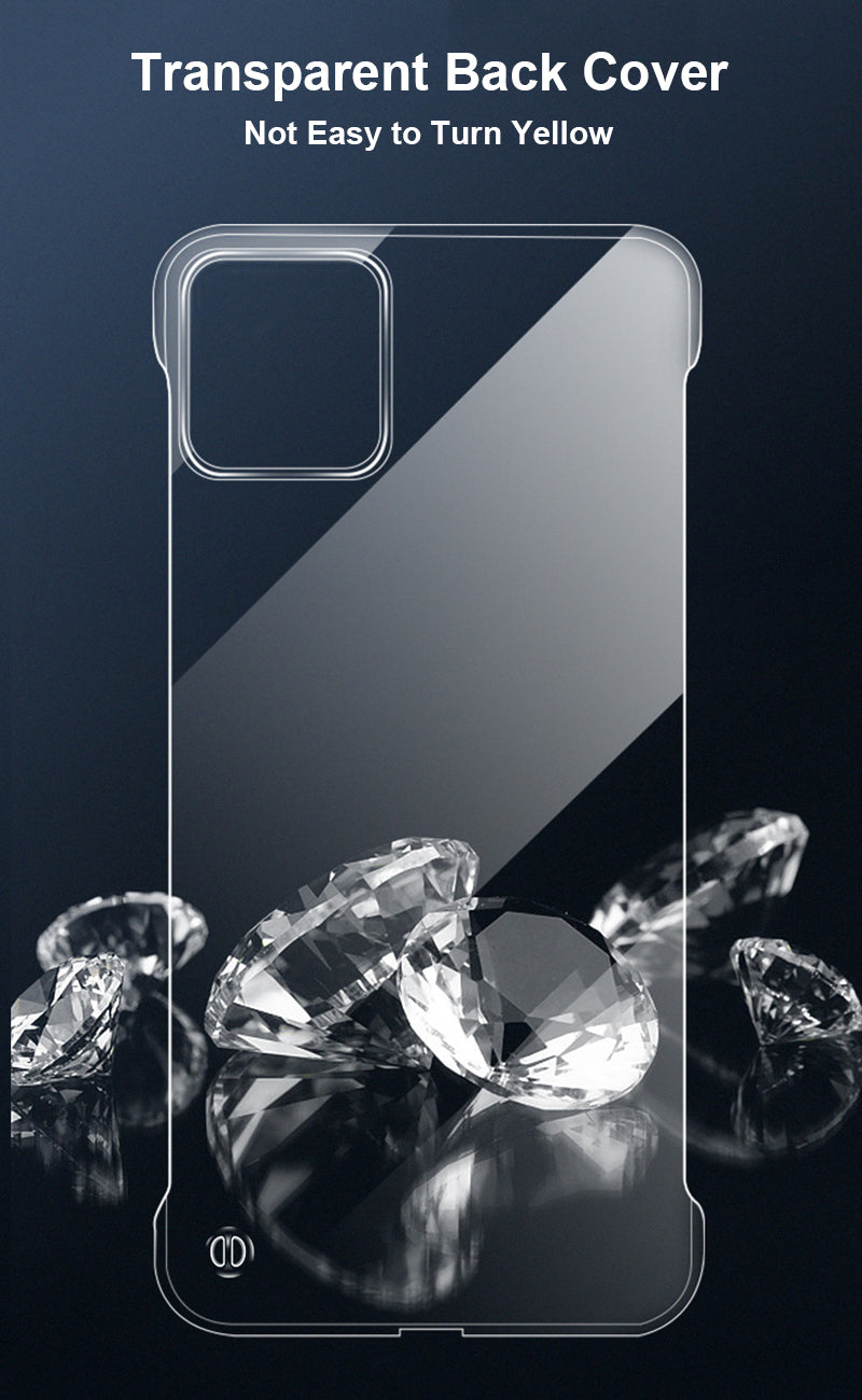 Premium iPhone Case MagSafe Compatible Transparent Ultra Thin Shockproof Protective Cover Frameless Clear Design Camera Lens Protection Slim Profile