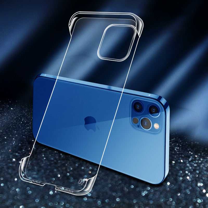Premium iPhone Case MagSafe Compatible Transparent Ultra Thin Shockproof Protective Cover Frameless Clear Design Camera Lens Protection Slim Profile