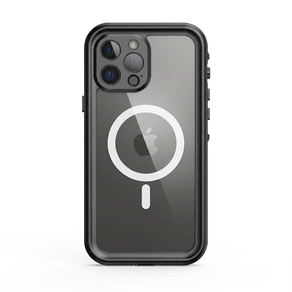 Premium iPhone Case MagSafe Compatible Waterproof IP68 Shockproof Protective Cover 360 Full Body Sealed Design Camera Lens Protection Dustproof