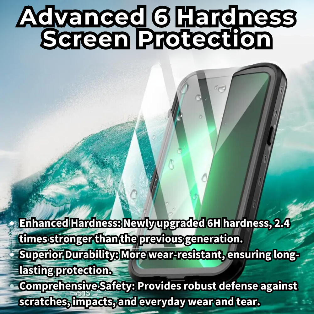 Premium iPhone Case MagSafe Compatible Waterproof IP68 Shockproof Protective Cover 360 Full Body Sealed Design Camera Lens Protection Transparent