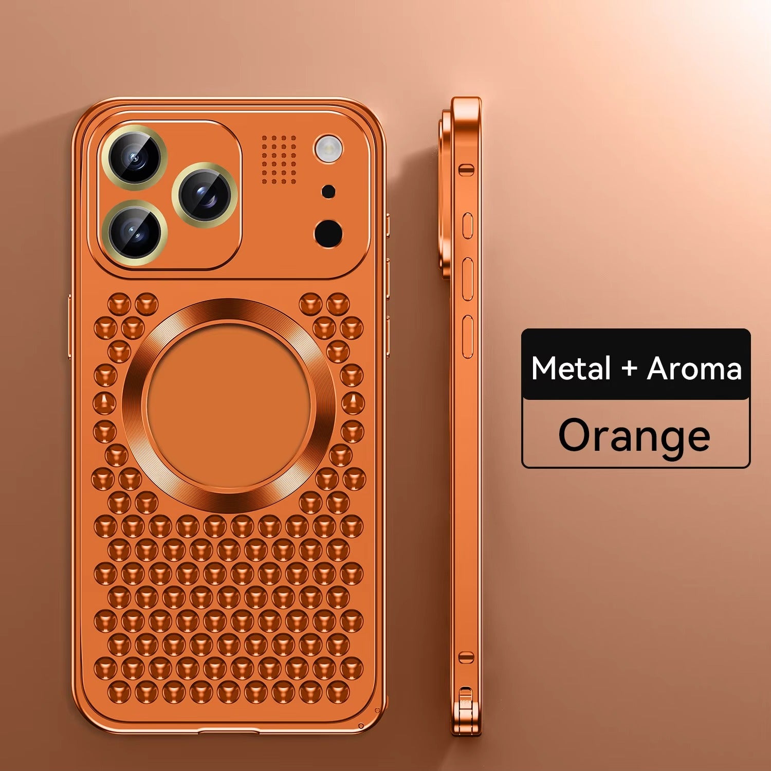 Premium iPhone Case Magnetic Protective Cover Aluminum Alloy Frame Heat Dissipation Metal Design Shockproof Anti Fall Camera Lens Guard Slim Structure
