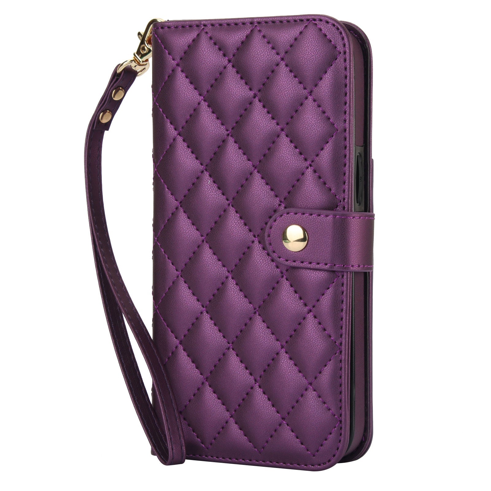 Premium iPhone Case RFID Blocking Wallet Crossbody Flip Cover PU Leather Card Holder Magnetic Closure Shockproof Protection Adjustable Strap Full Coverage