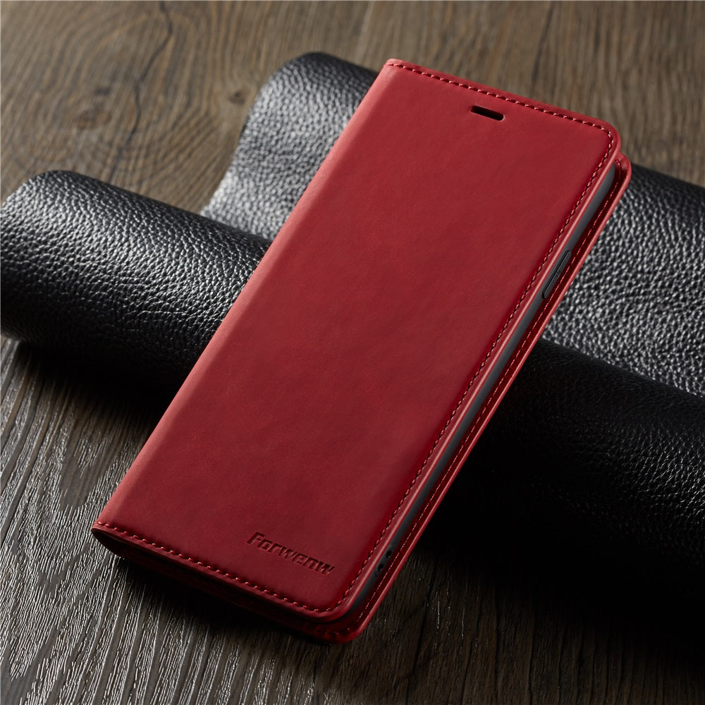 Premium iPhone Case Suede Leather Wallet Flip Cover Card Holder Magnetic Closure Shockproof Protection Full Body Slim Design