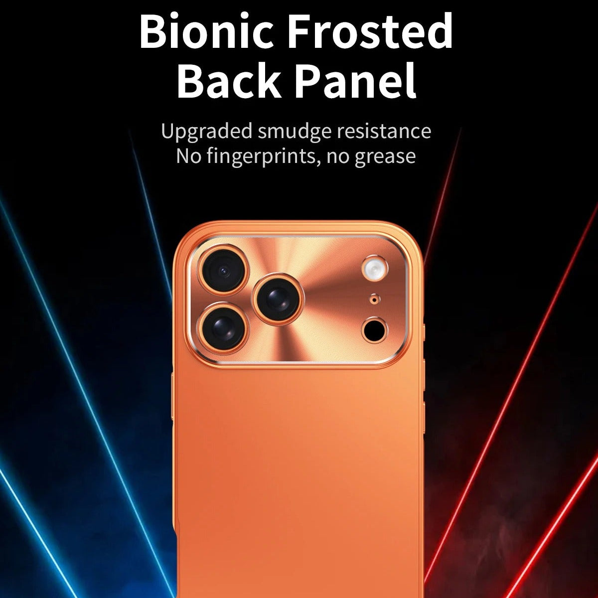 Premium iPhone Case Ultra Thin Protective Cover Aluminum Alloy Frame Frosted Matte Backplate Shockproof Camera Lens Guard Slim Design