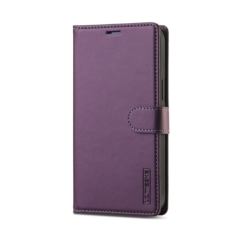 Premium iPhone Case Wallet MagSafe Compatible Detachable Leather Flip Stand Shockproof Protective Cover Card Holder Camera Lens Protection Slim Design