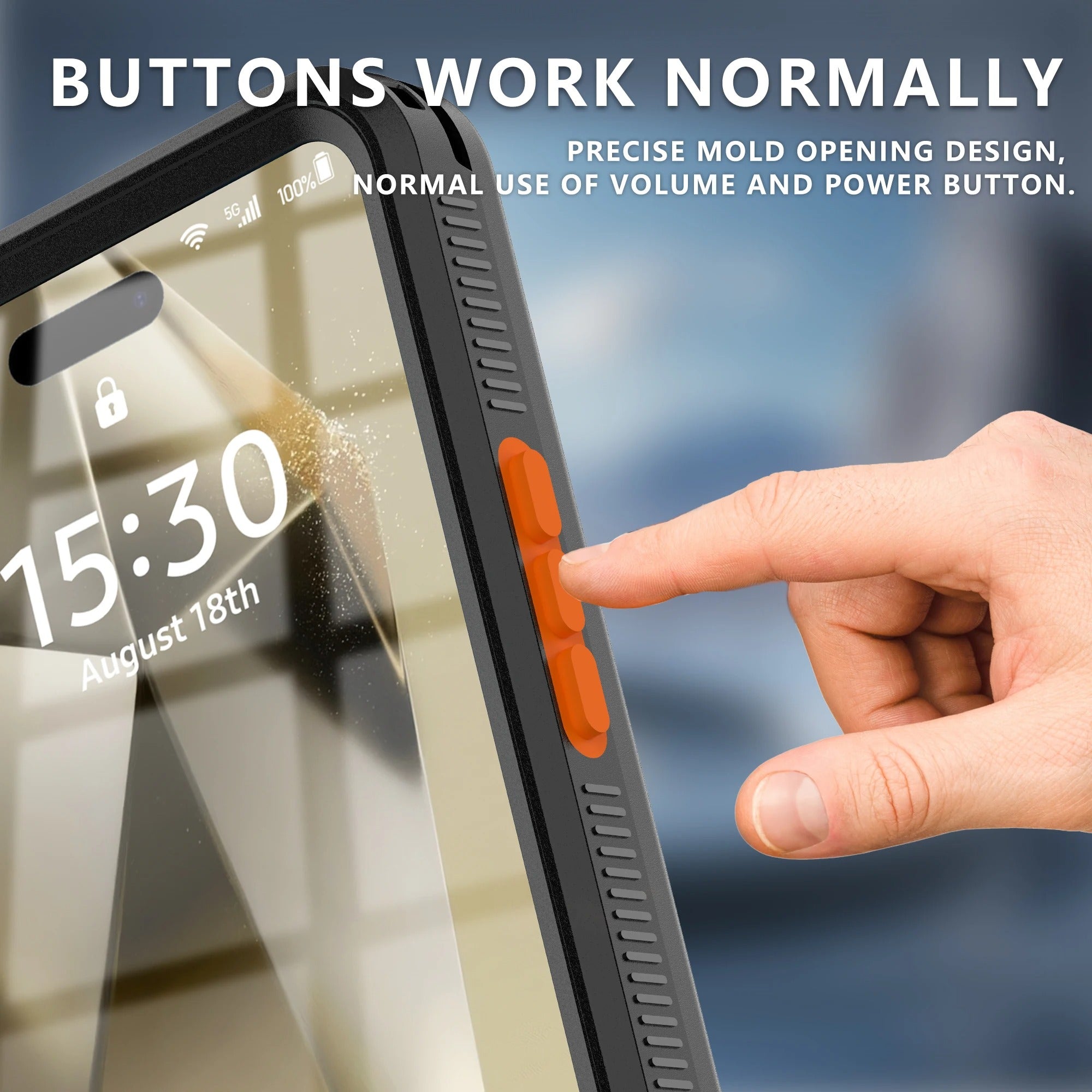 Premium iPhone Case Waterproof Shockproof Protective Cover IP68 Full Body Sealed Design Dustproof Underwater Protection Outdoor Use