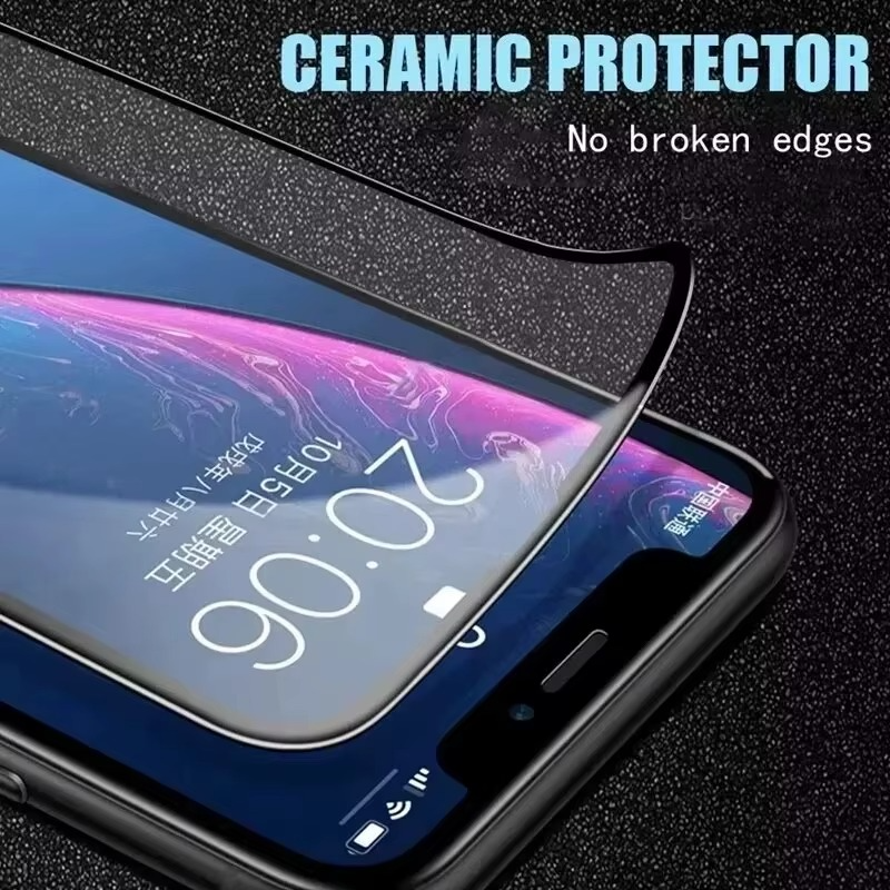 Premium iPhone Screen Protector Matte Ceramic Protective Film Anti Glare Soft Touch Anti Fingerprint Scratch Resistant Slim Design