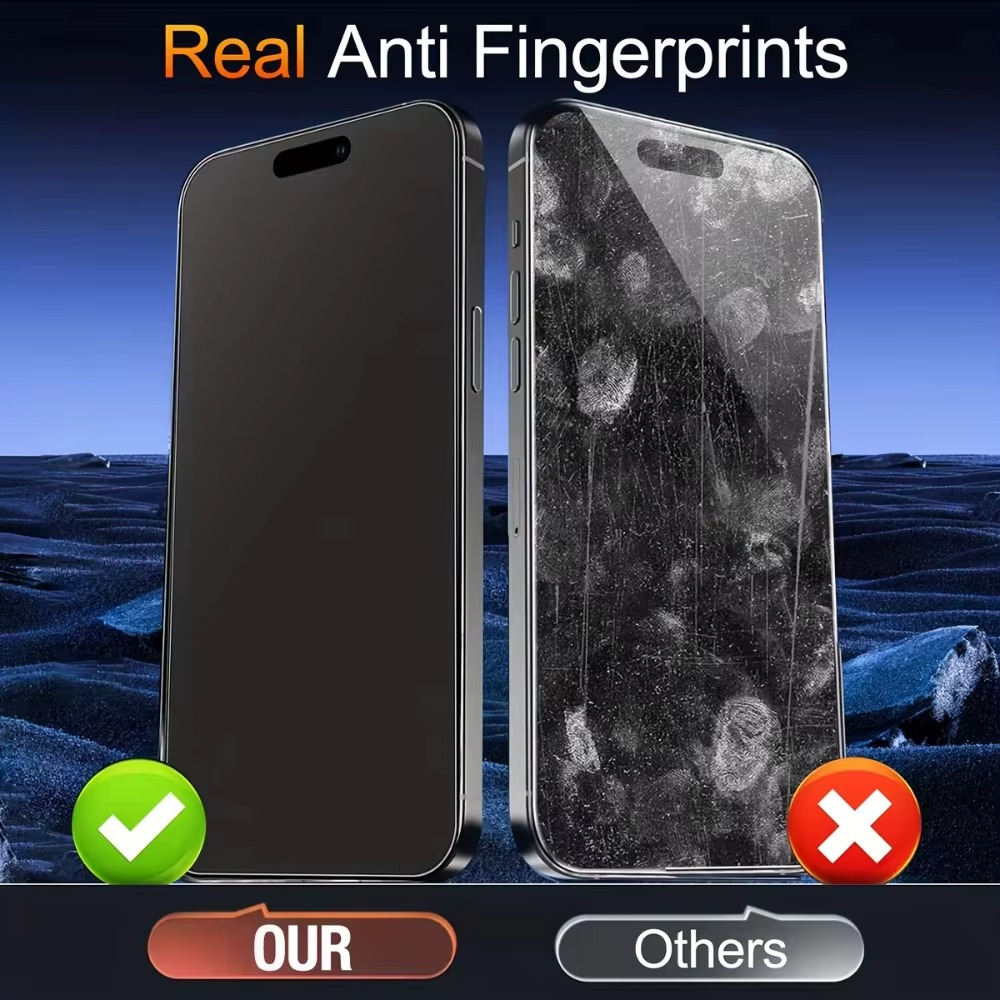 Premium iPhone Screen Protector Matte Ceramic Protective Film Anti Glare Soft Touch Anti Fingerprint Scratch Resistant Slim Design