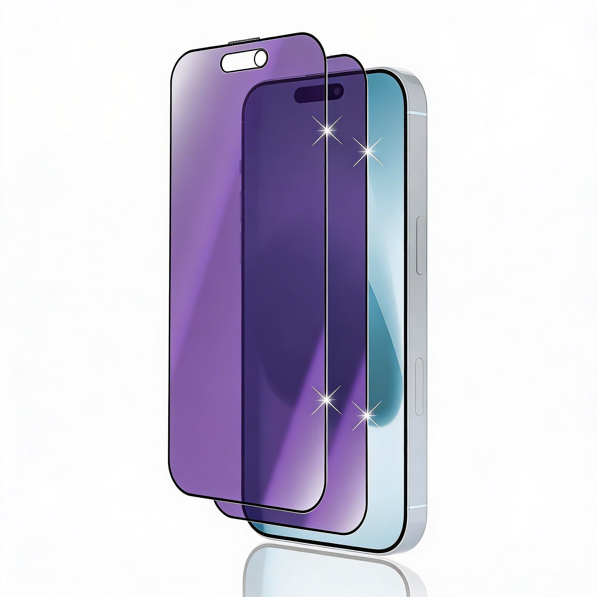 Premium iPhone Screen Protector Privacy Anti Spy Tempered Glass Full Coverage Anti Blue Light Scratch Resistant Protective Film