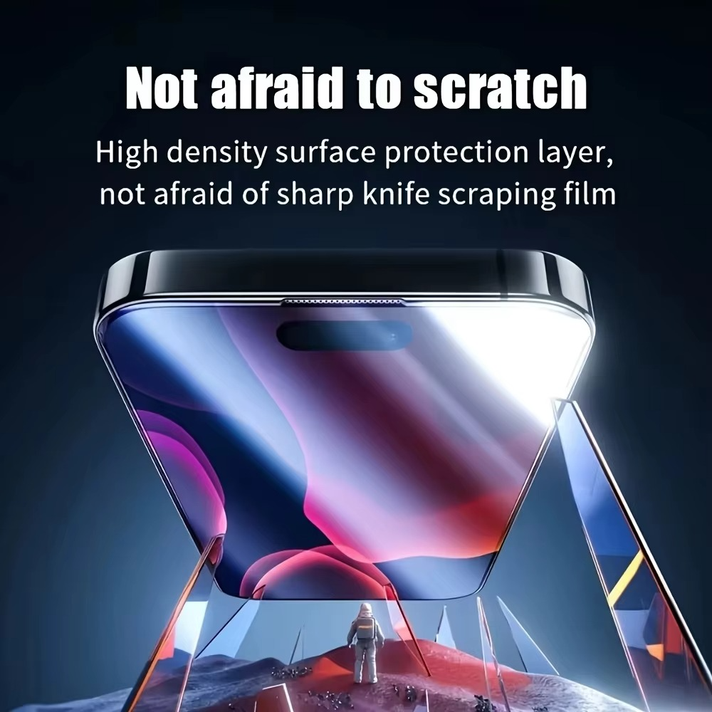 Premium iPhone Screen Protector Tempered Glass HD Clear Anti Fingerprint Scratch Resistant Bubble Free Shatterproof Ultra Thin Case Friendly