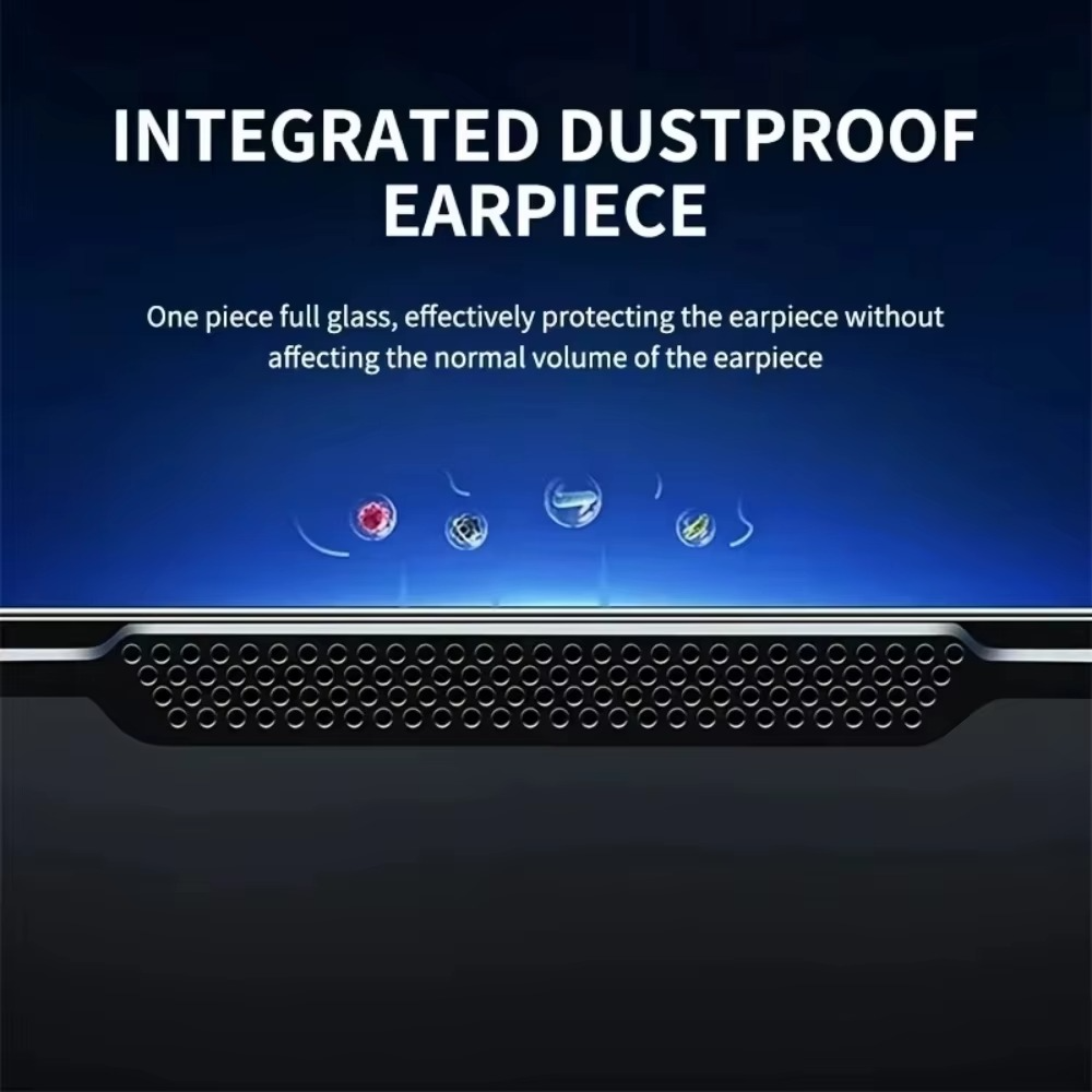 Premium iPhone Screen Protector Tempered Glass HD Clear Anti Fingerprint Scratch Resistant Bubble Free Shatterproof Ultra Thin Case Friendly