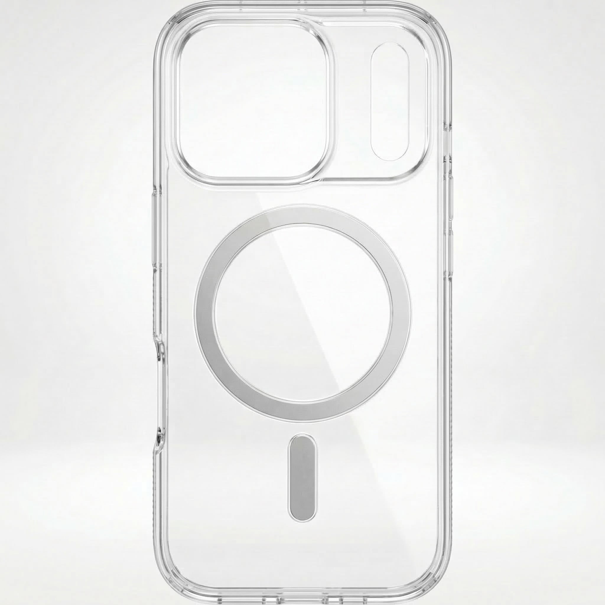 Transparent MagSafe Compatible Case for iPhone 17 Pro Max – Clear Slim Protective Phone Cover
