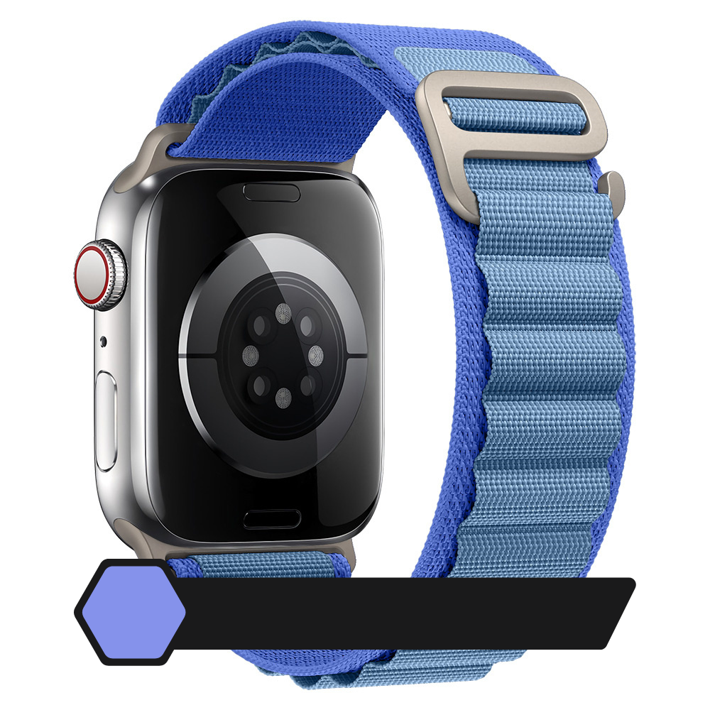 Premium Apple Watch Band Alpine Loop Durable Nylon Strap Adjustable Secure Fit Outdoor Sport Wristband