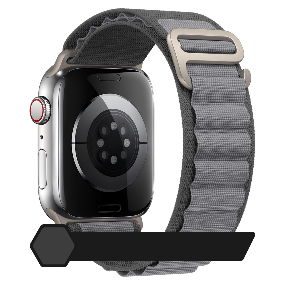 Premium Apple Watch Band Alpine Loop Durable Nylon Strap Adjustable Secure Fit Outdoor Sport Wristband