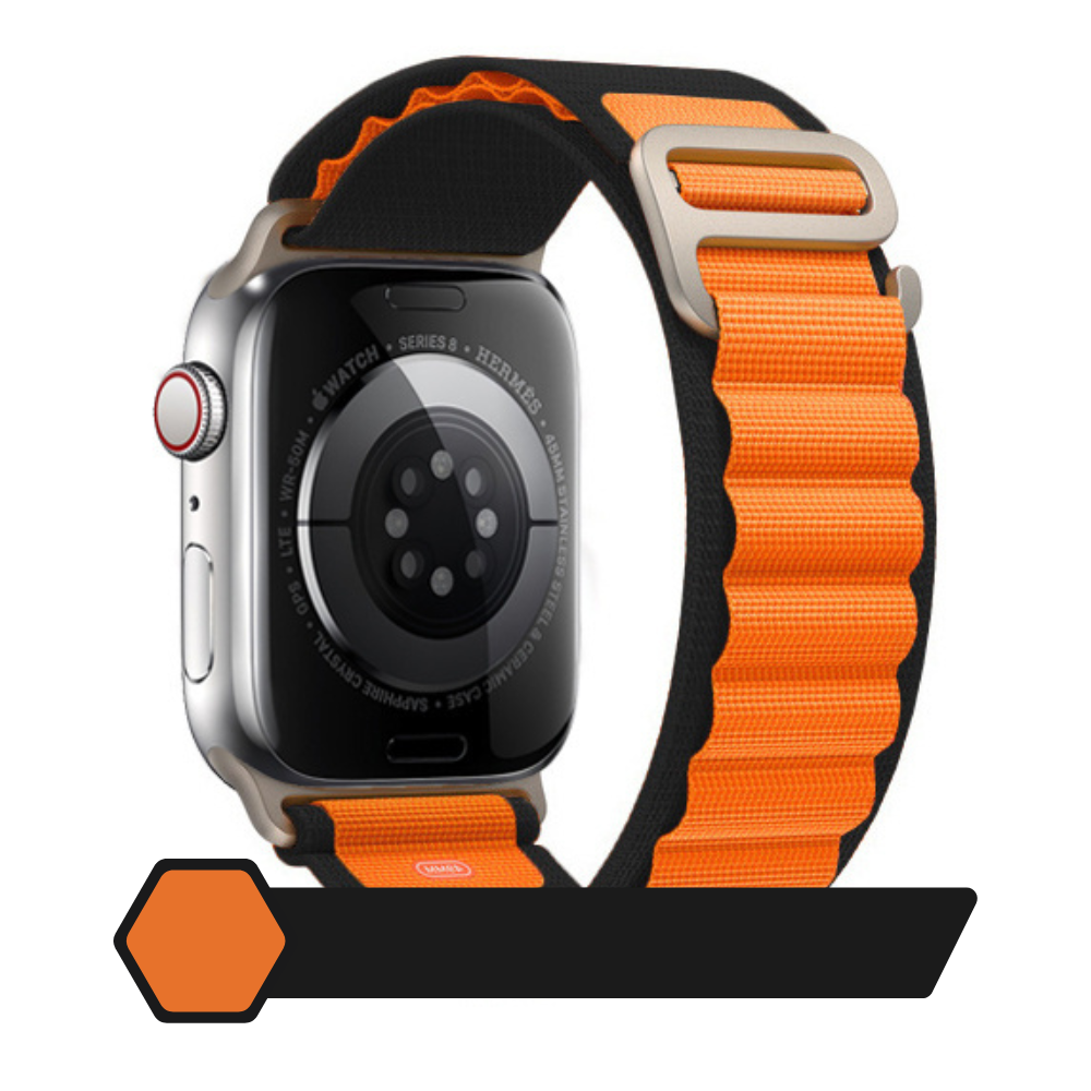 Premium Apple Watch Band Alpine Loop Durable Nylon Strap Adjustable Secure Fit Outdoor Sport Wristband