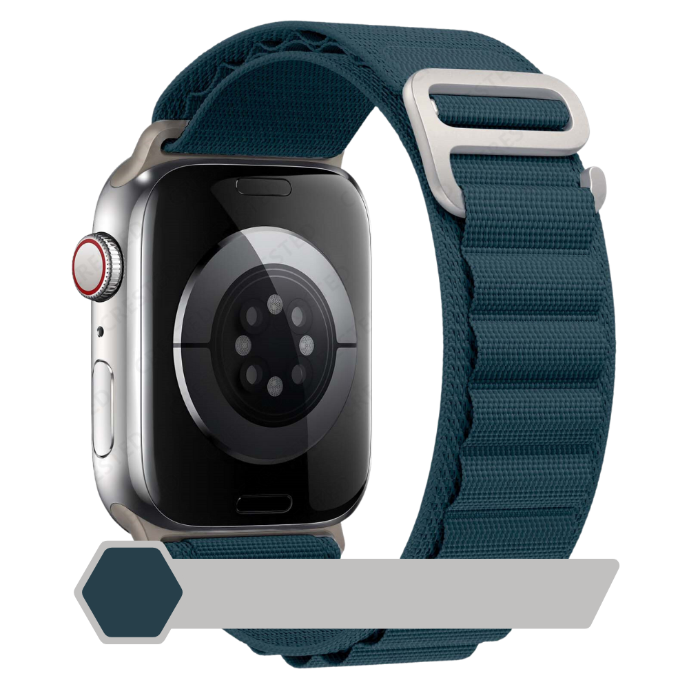 Premium Apple Watch Band Alpine Loop Durable Nylon Strap Adjustable Secure Fit Outdoor Sport Wristband