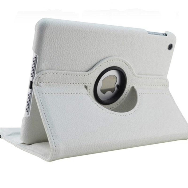Premium iPad Case 360 Rotating Stand PU Leather Smart Cover Protective Tablet Case Multi Angle Viewing