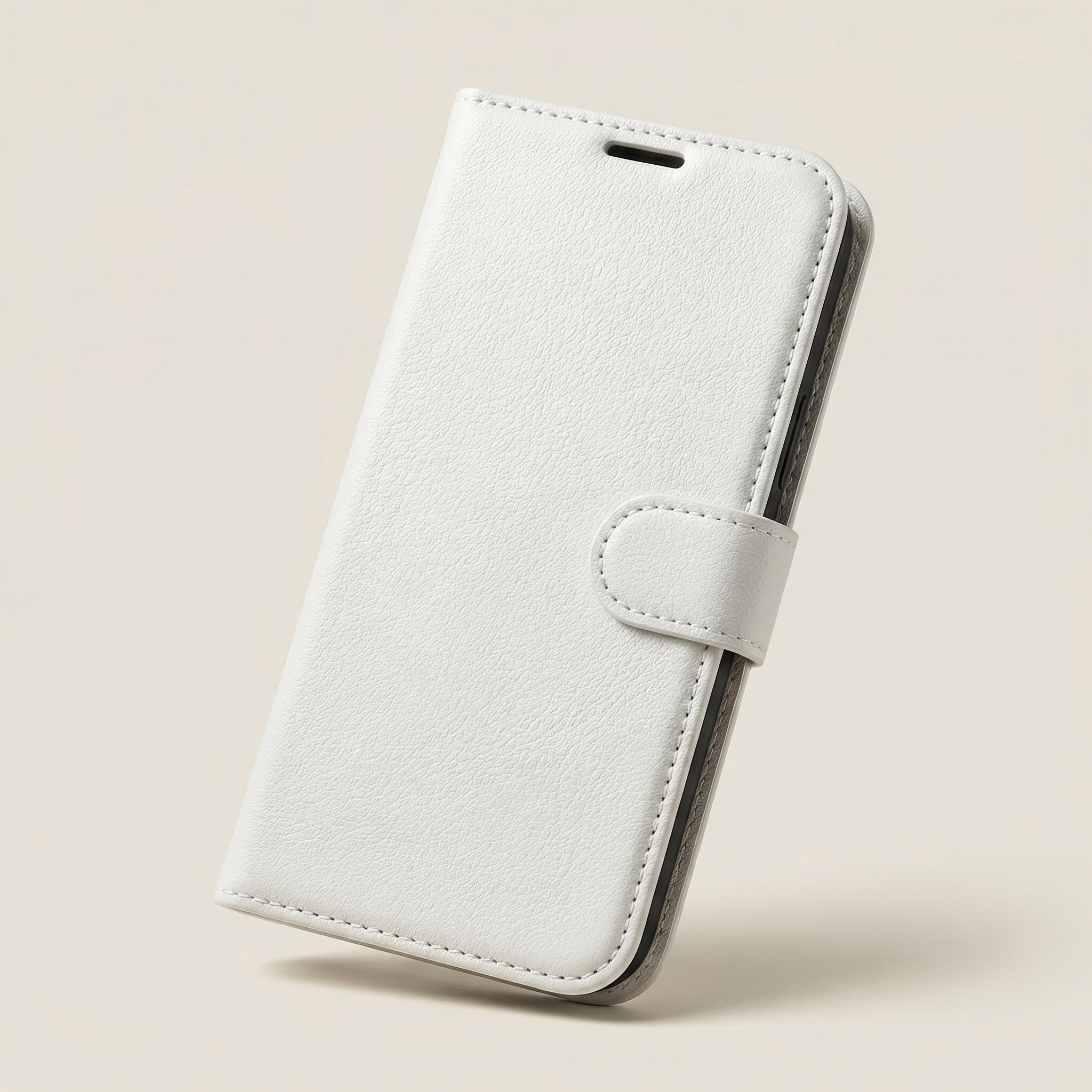 Leather Flip Wallet Case Compatible with iPhone 16 Pro Max – Magnetic Card Holder Phone Cover