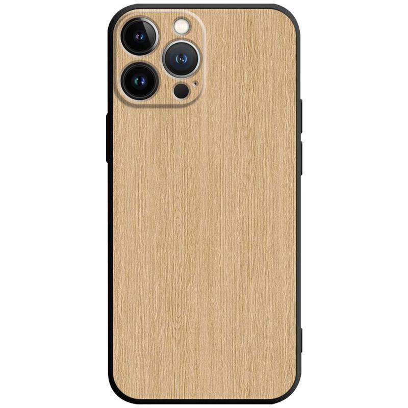 Luxury iPhone Case MagSafe Compatible Bamboo Wood Grain Shockproof Protective Cover Metallic Frame Camera Lens Protection Slim Natural Design