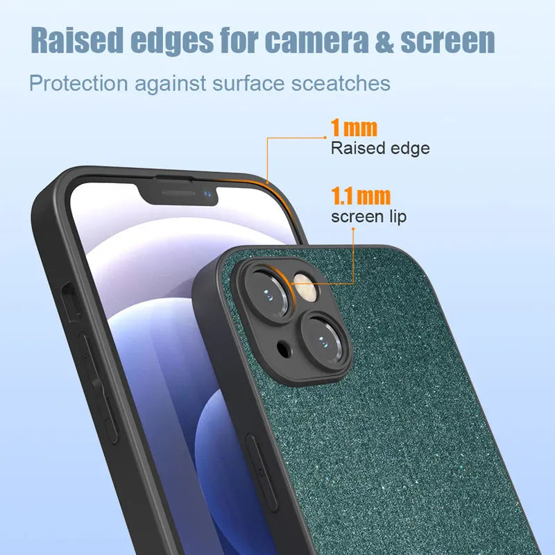 Luxury iPhone Case MagSafe Compatible Bamboo Wood Leather Texture Shockproof Protective Cover Slim Design Camera Lens Protection Natural Finish