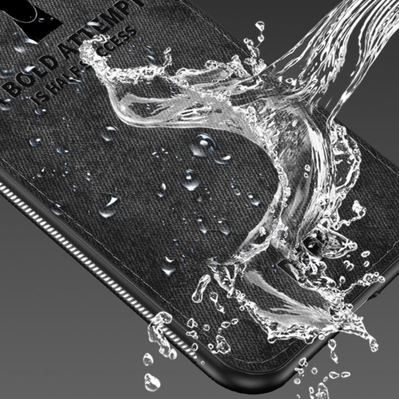 Luxury iPhone Case MagSafe Compatible Canvas Texture Deer Design Shockproof Protective Cover Bumper Frame Camera Lens Protection Slim Design