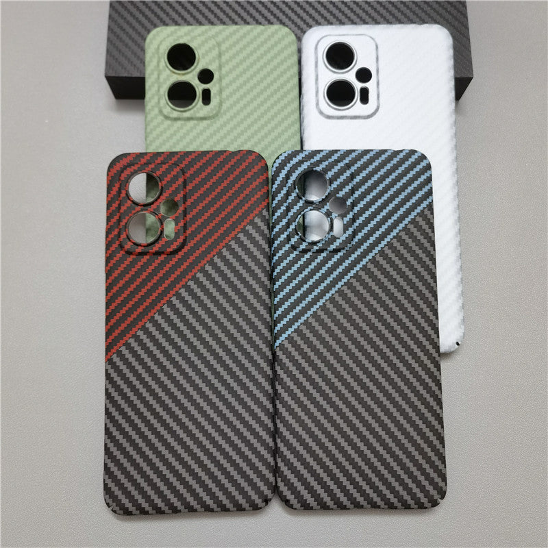 Luxury iPhone Case MagSafe Compatible Carbon Fiber Texture Matte Shockproof Protective Cover Hard PC Camera Lens Protection Slim Design