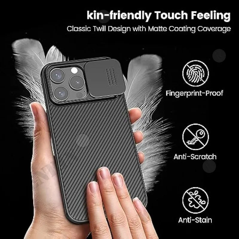 Luxury iPhone Case MagSafe Compatible Carbon Texture Silicone Shockproof Protective Cover Camera Lens Protection Ultra Thin Slim Design