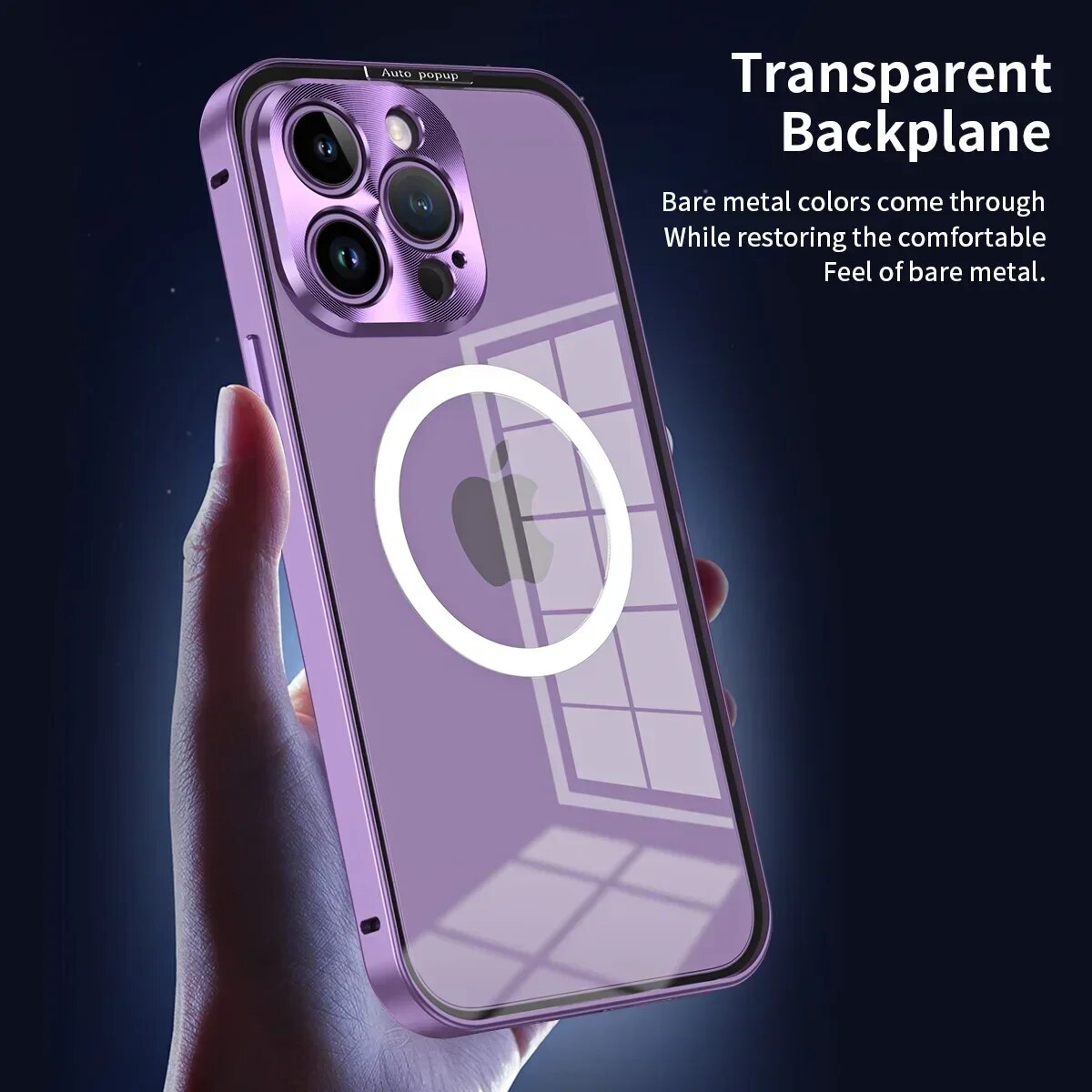 Luxury iPhone Case MagSafe Compatible Double-Sided Tempered Glass Metal Frame Shockproof Protective Cover 360 Full Body Magnetic Fit Camera Lens Protection Ultra Thin