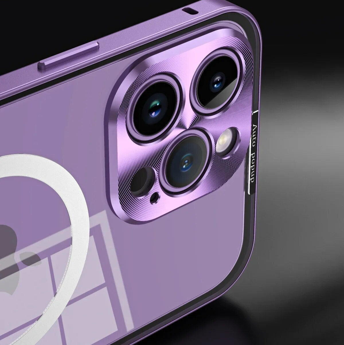 Luxury iPhone Case MagSafe Compatible Double-Sided Tempered Glass Metal Frame Shockproof Protective Cover 360 Full Body Magnetic Fit Camera Lens Protection Ultra Thin