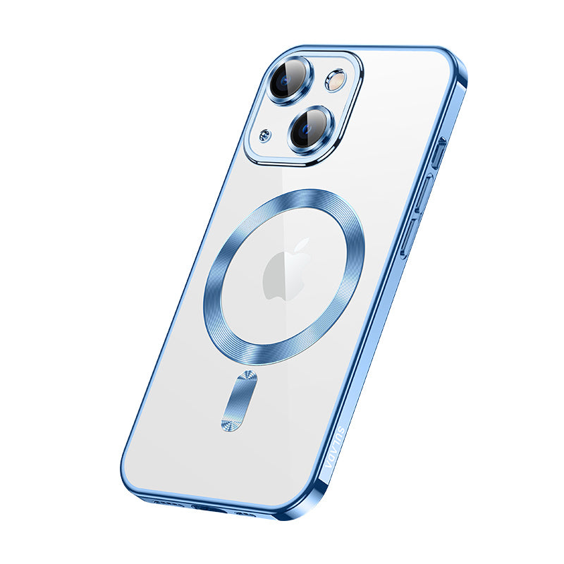 Luxury iPhone Case MagSafe Compatible Double-Sided Tempered Glass Metal Frame Shockproof Protective Cover 360 Full Body Magnetic Fit Camera Lens Protection Ultra Thin