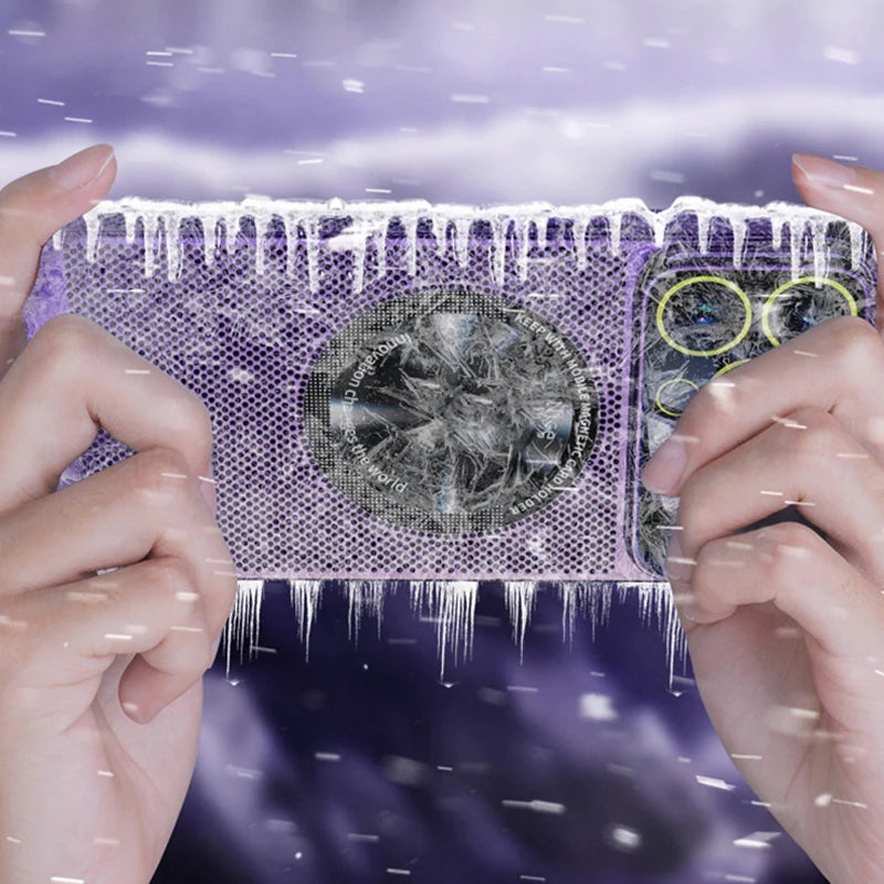 Luxury iPhone Case MagSafe Compatible Heat Dissipation Metal Frame Shockproof Protective Cover Camera Lens Protection Electroplated Design Slim Profile