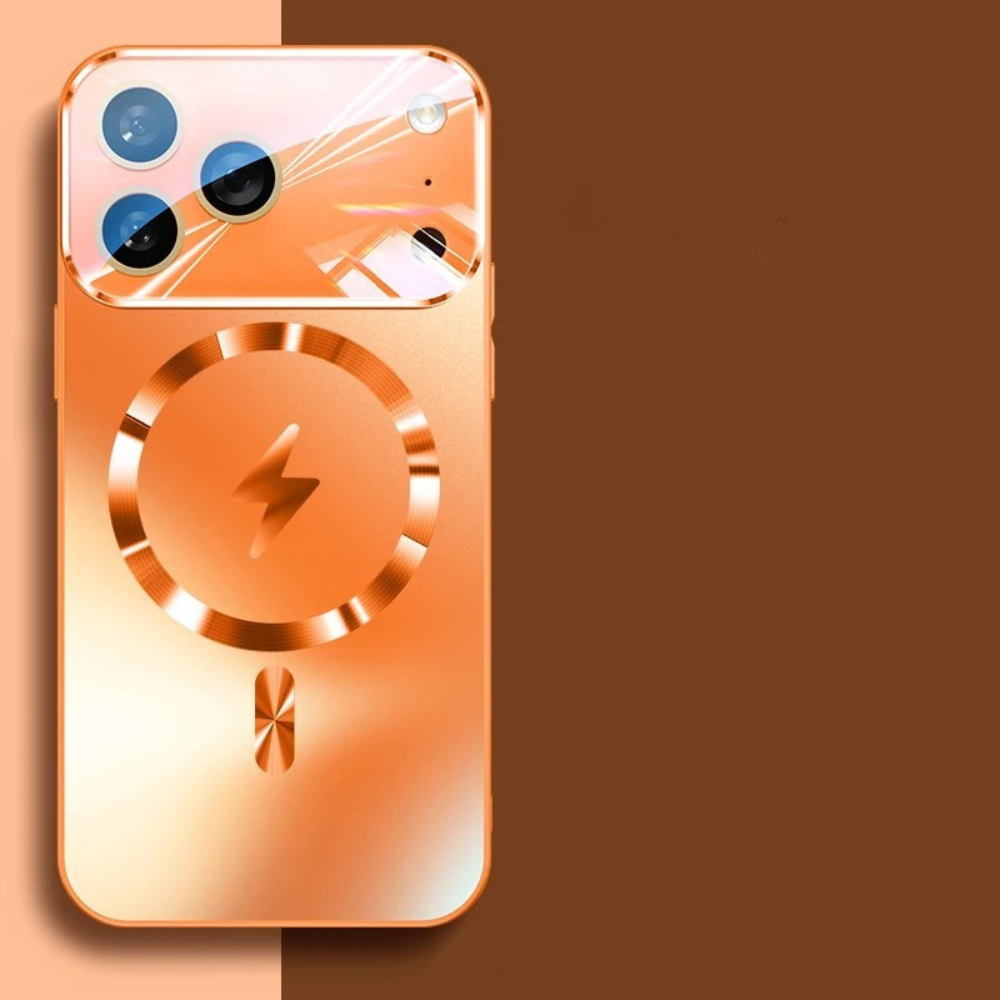 Luxury iPhone Case MagSafe Compatible Magnetic Shockproof Cover Camera Lens Protection Ultra Thin Full Protection Hard Matte PC Protective Back