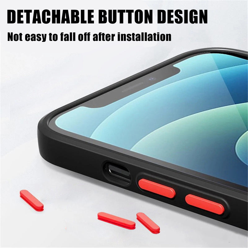 Luxury iPhone Case MagSafe Compatible Matte Shockproof Protective Cover Camera Lens Protection Slim Magnetic Design