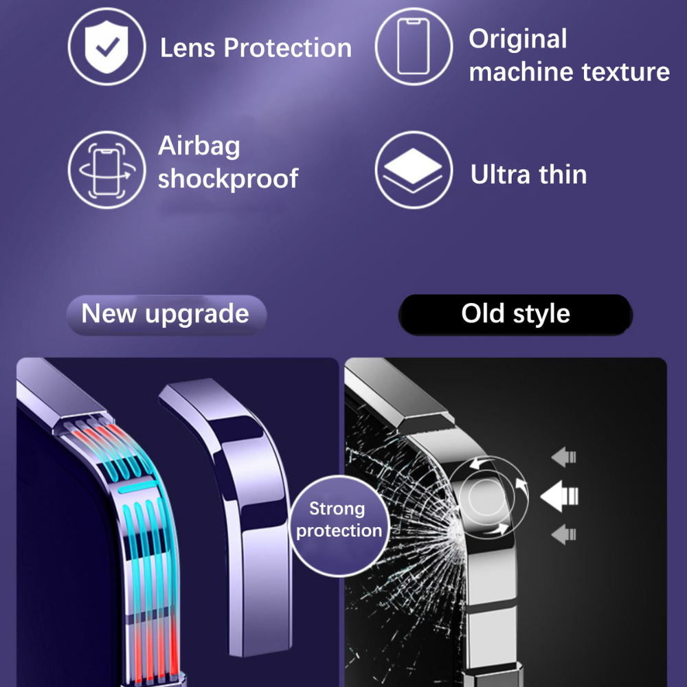 Luxury iPhone Case MagSafe Compatible Transparent Glitter Silicone Shockproof Protective Cover Camera Lens Protection Slim Design